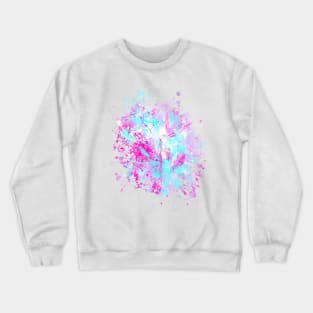 Abstract Vibrant Multicolor Brush Strokes and Splatters 10 Crewneck Sweatshirt